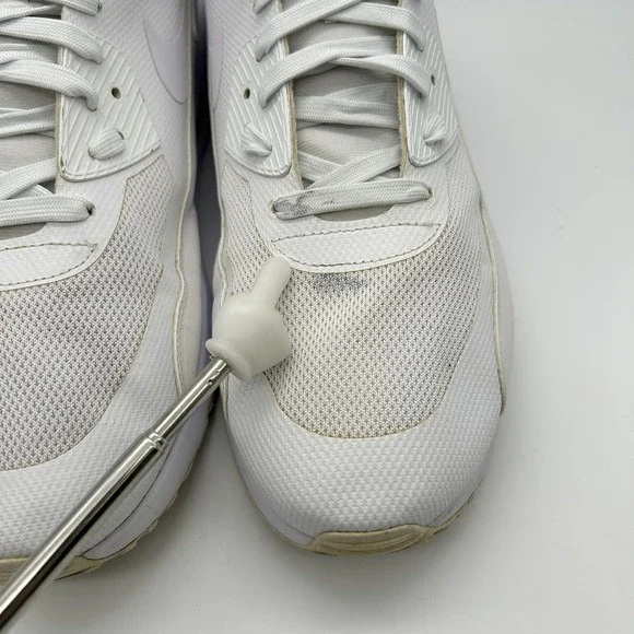 Nike Air Max 90 Ultra‎ Moire Shoes Mens Sz 13 White Athletic Sneakers 875695-101